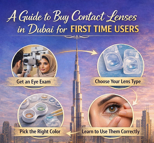 A Guide to Buy Contact Lenses in Dubai for First Time Users