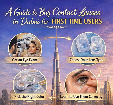 A Guide to Buy Contact Lenses in Dubai for First Time Users