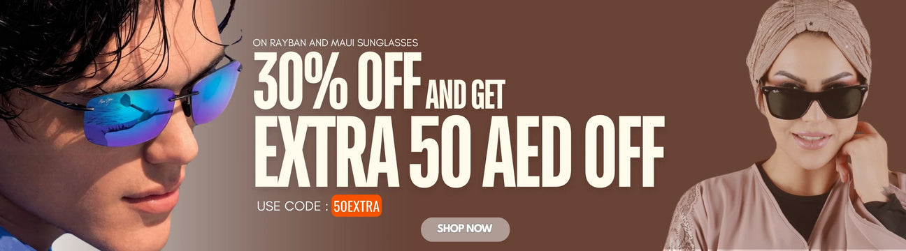 Ray-Ban & Maui Jim Sale: Extra 50 AED Off