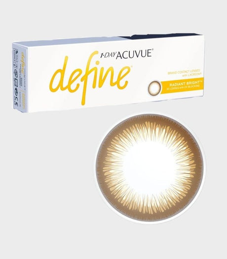 Acuvue Define Colors Radiant Bright - Pack of 30