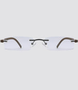 ED FRAME RIMLESS BRN A